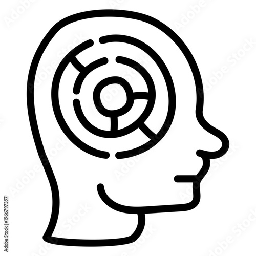 Trendy design icon of labyrinth  