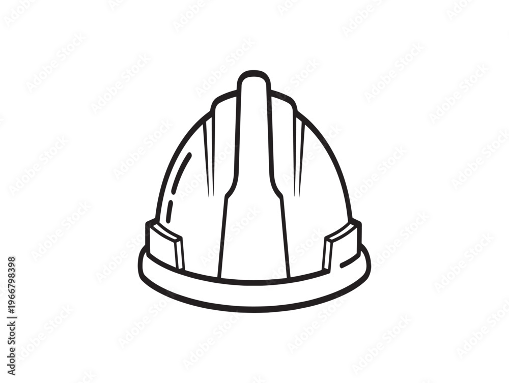 Fototapeta premium Hard hat, safety helmet, construction hat, industrial headgear isolated on White Background