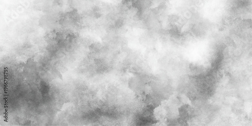 Abstract grunge grey shades watercolor background. Hand painted white watercolor background. Blotches of gray paint with watercolor paper texture grunge, Concrete old and grainy wall white color grung