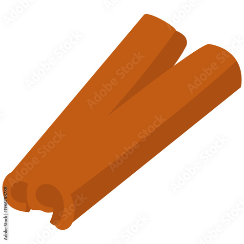 Orange cassava roots, tropical vegetable, cooking ingredient, healthy food, starchy root, kitchen essential, and natural nutrition illustration.