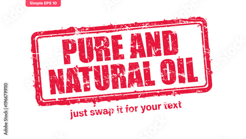 official stamp label red rubber stamp vector with distressed ink texture and clean frame, built for packaging, shipping labels, office paperwork, certification workflows, and commercial branding use.