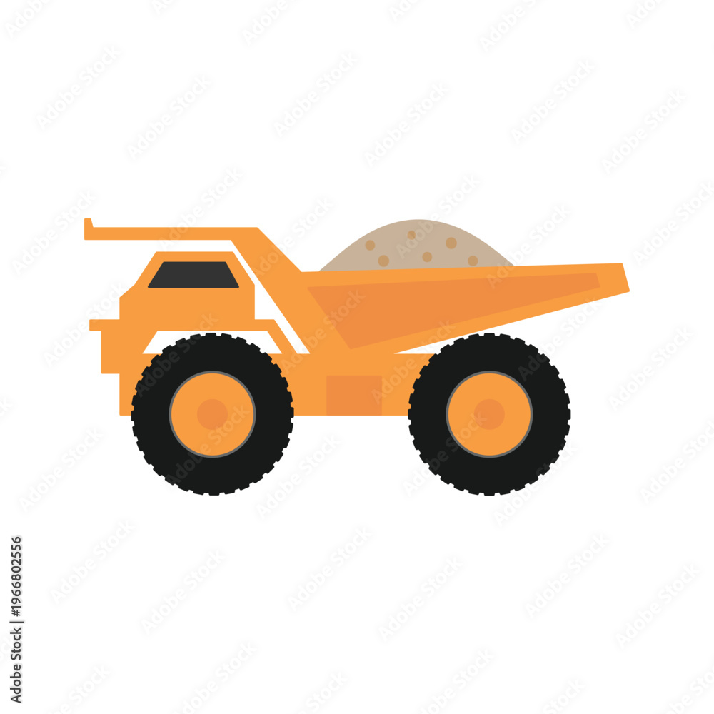 Obraz premium illustration of a mining truck