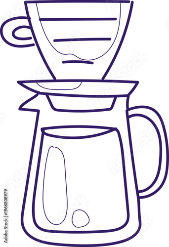 Dripper Coffee Doodle