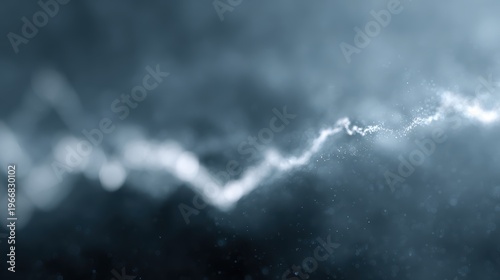 market volatility concept chaotic financial graph lines storm