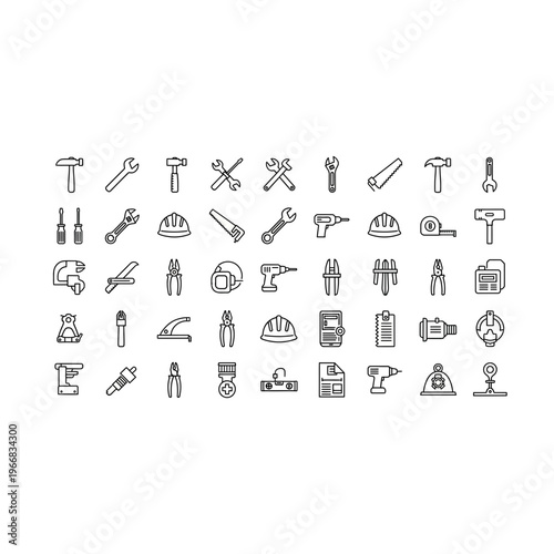 A collection of various mathematical and scientific symbols Vector