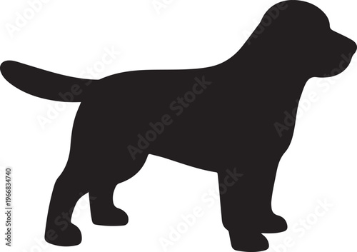 Labrador Retriever silhouette