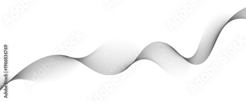 White background with black waves. EPS10