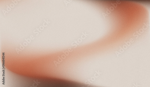 Warm Peach and White Wave background displays smooth flowing waves and a delicate grainy texture for a professional minimalist commercial backdrop.