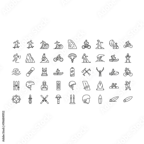 A collection of various mathematical and punctuation symbols