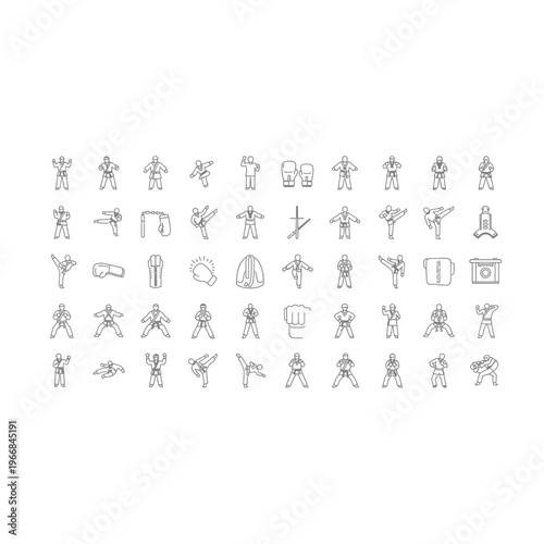 A collection of various yoga poses for flexibility and balance