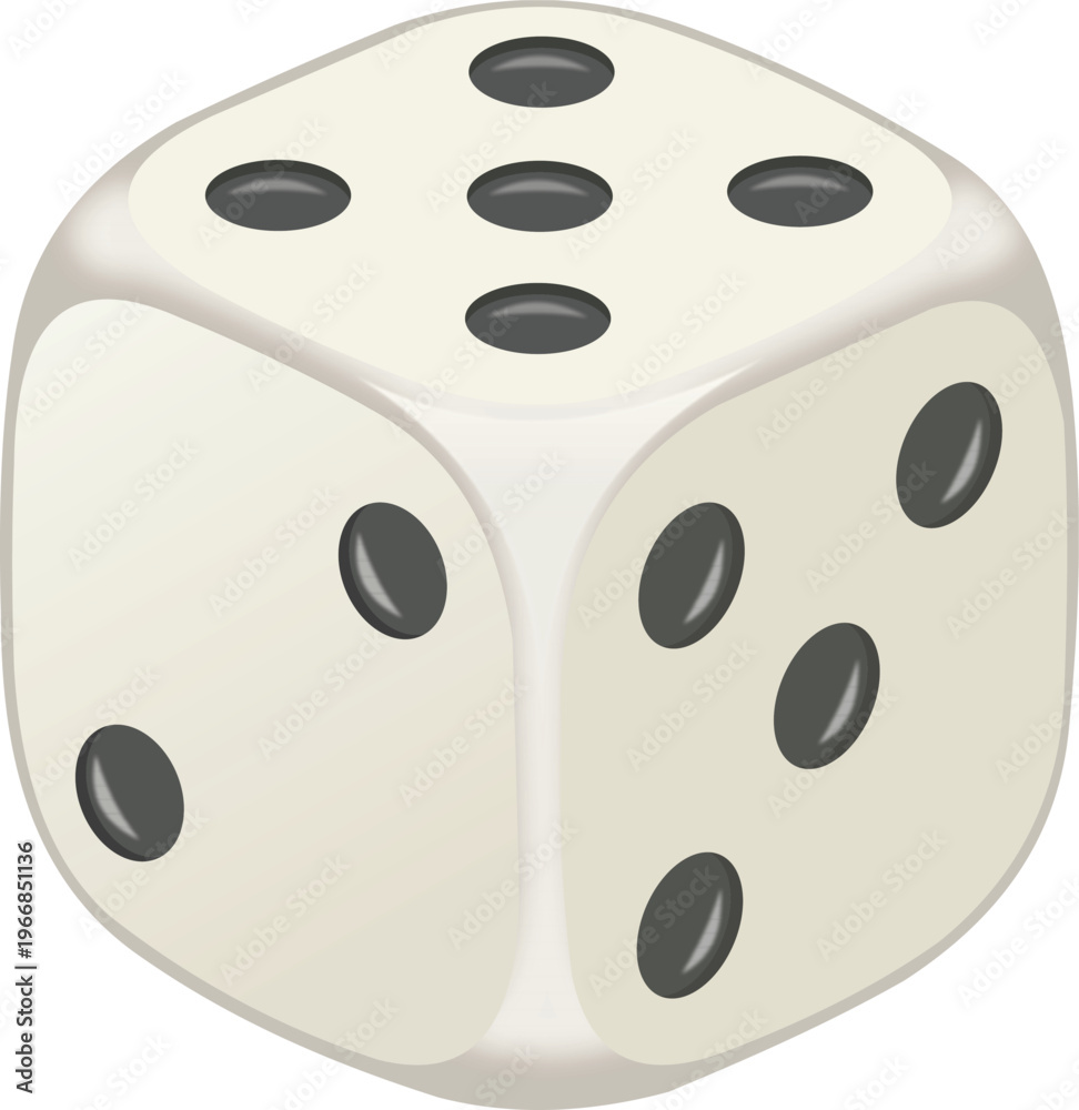Fototapeta premium Dice Cube for Board Game Design