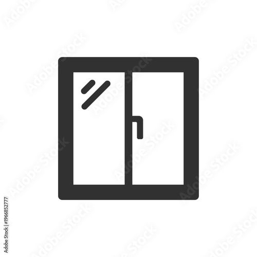 фотографія Sliding glass window icon