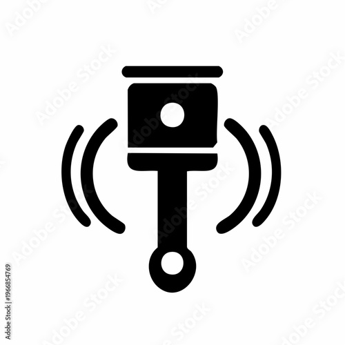 Hydraulic cylinder icon	