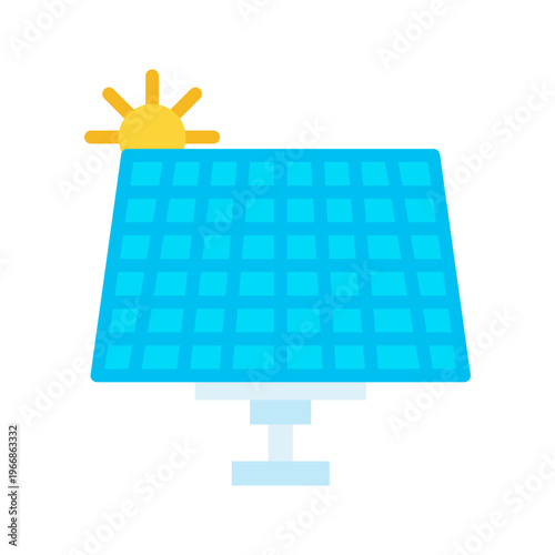 Solar Panelicon vector image. Suitable for mobile apps, web apps and print media.