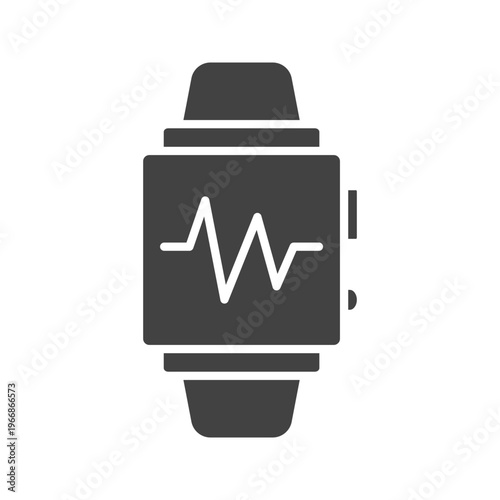 Fitness Trackericon vector image. Suitable for mobile apps, web apps and print media.
