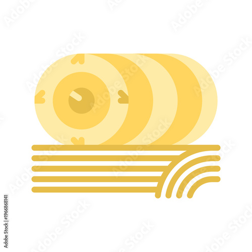 Hay Baleicon vector image. Suitable for mobile apps, web apps and print media.