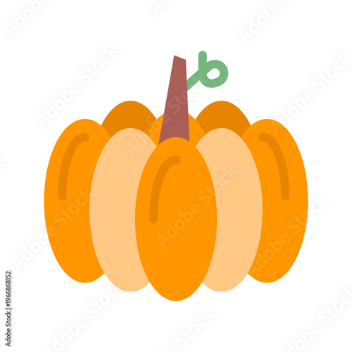 Pumpkinicon vector image. Suitable for mobile apps, web apps and print media.