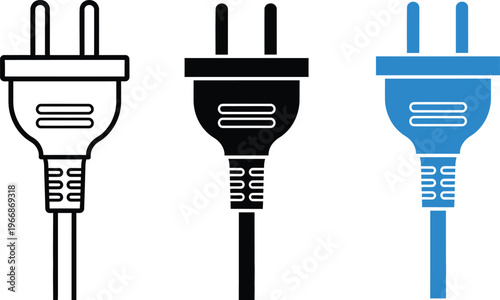 Collection of black and white rating review and social media icons