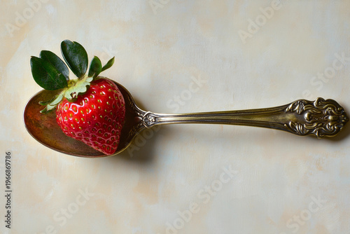 strawberries in a glass