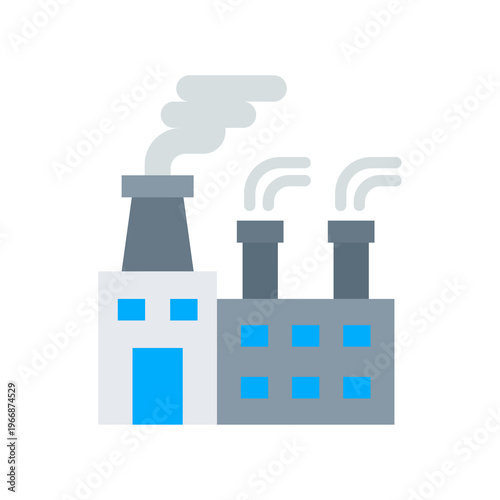 Industry flat icon