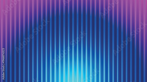 A vibrant and colorful abstract background featuring a gradient of vertical stripes transitioning from blue to purple