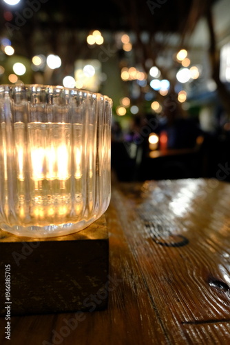 Candle light dinner