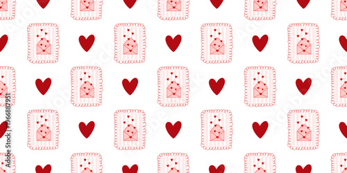 Flower floral frame with cute kawaii seamless and heart spring pattern. Patchwork scrapbook stripe with japanese background notebook and pink color cottagecore. Texture bg flower with cover.