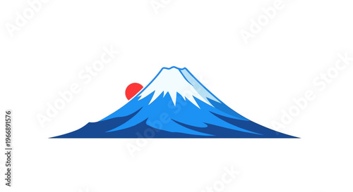 vector illustration of mountain landscape