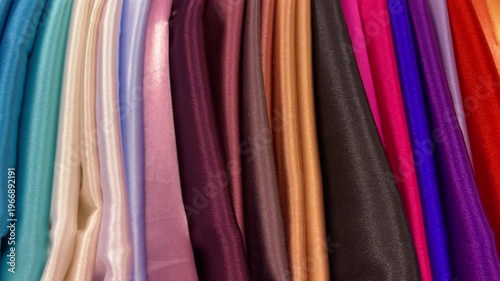 Studio shot highlighting velvet chiffon with shimmering highlights