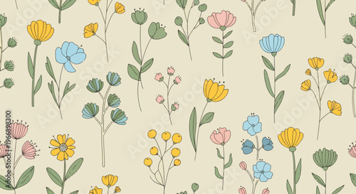 Handcrafted floral design inspired by blooming fields and natural organic beauty elements