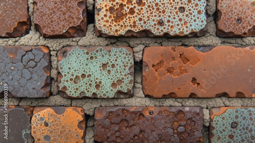 Close-up shot of a textured wall with a rough, concrete surface