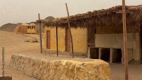 Old Roadside Vendor Structure Showcasing Weathered Facade And Atmospheric Decay Ambiance