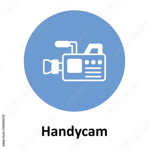  Handycam Vector icon which can easily modify or edit