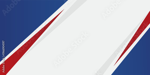 Red and blue border sports style background