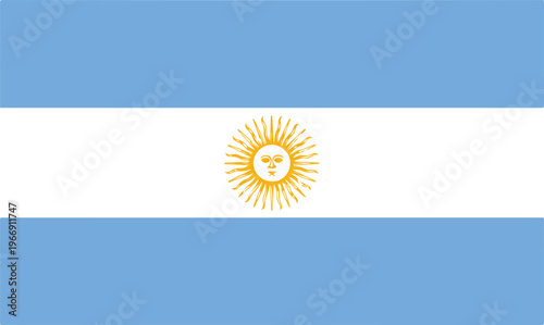 Flag of argentina