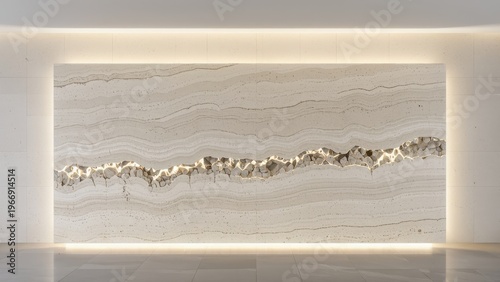 Abstract White Stone Texture Background