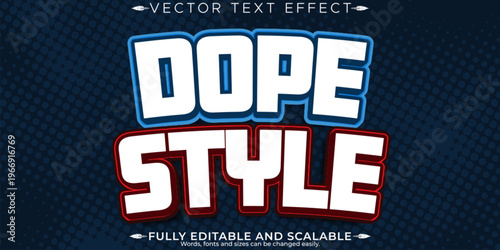 Retro sticker text effect, editable 70s and 80s text style