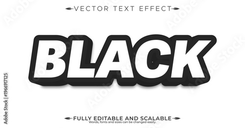 Retro sticker text effect, editable 70s and 80s text style