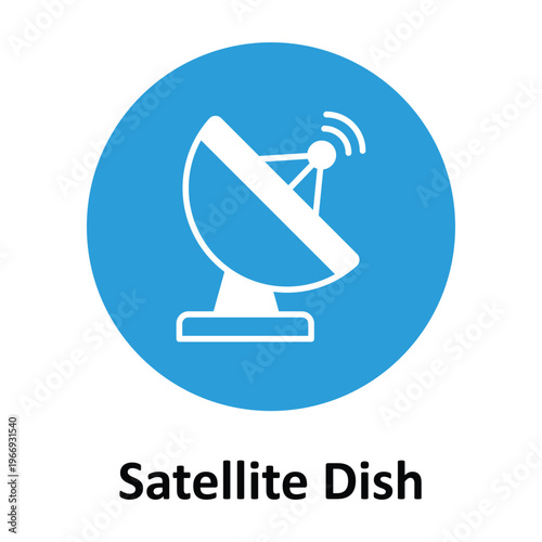  Satellite Dish Vector icon which can easily modify or edit