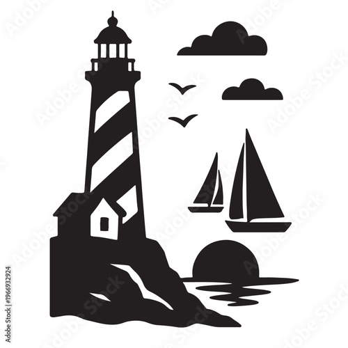 lighthouse on the beach