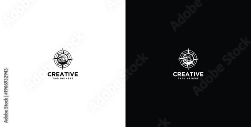 travel agency logo design that focuses on luxury travel, beaches, adventure, family
