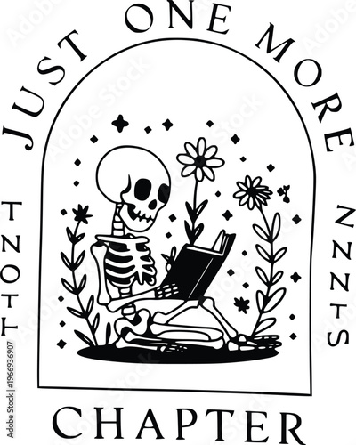 vector illustration of a reading book