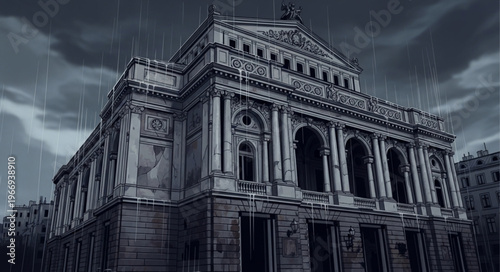 Grand Old Opera House Building Facade Exterior Architecture.