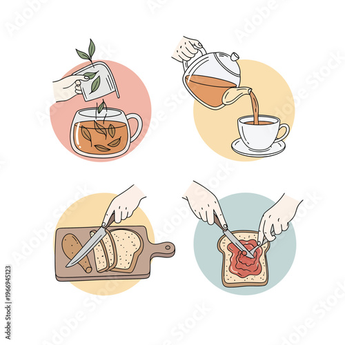 Four creative ways to pour and enjoy tea from a teapot