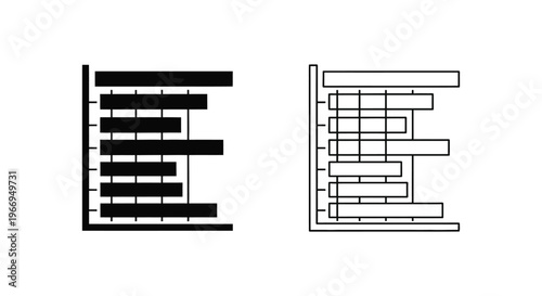 black and white keyboard layouts side by side Vector