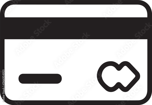 An iconic representation of a credit card, symbolizing financial transactions, security, and the convenience of modern commerce.