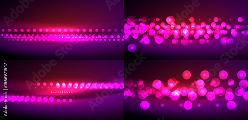 Fotografie Four abstract backgrounds
