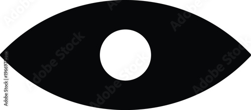 Abstract Eye Shape Vector – Modern Vision Symbol Design