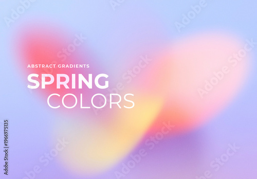 Abstract Gradients with Spring Colors