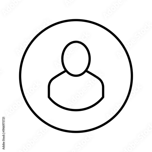 Employee search icon. Business and recruiting line symbol. Black and white.